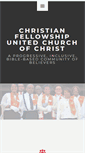 Mobile Screenshot of christianfellowshipucc.org